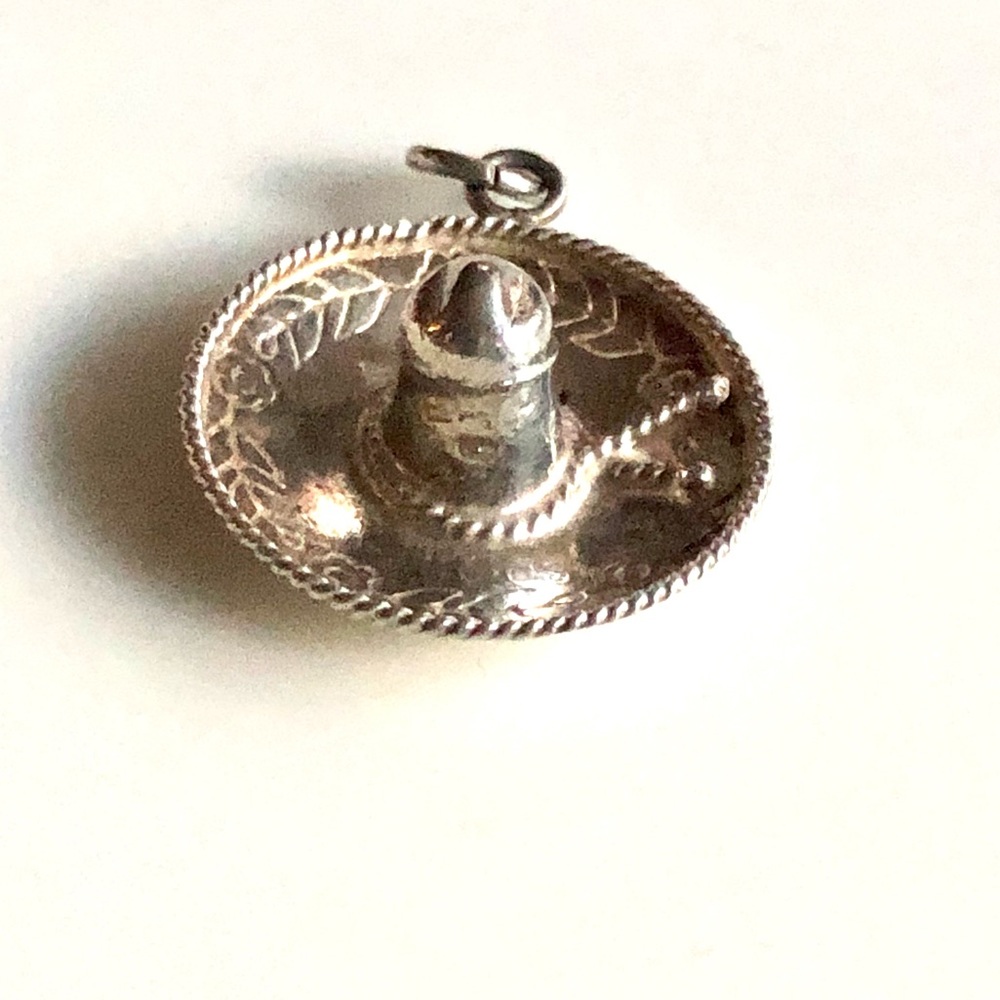 925 Sterling Sombrero Charm